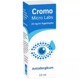 CROMO MICRO Labs 20 mg/ml akių lašai, 10 ml