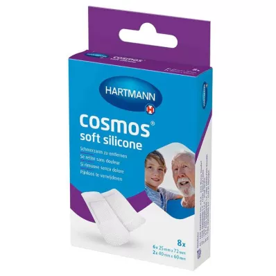 COSMOS minkšto silikono gipso juostelės, 2 dydžiai, 8 vnt