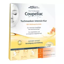 HAUT IN BALANCE Coupeliac intensyvaus gydymo lakštinė kaukė, 1 vnt