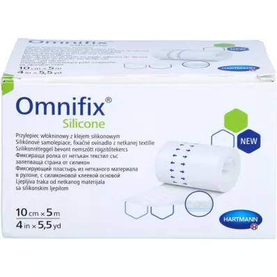 OMNIFIX Silikono fiksacijos vata 10 cmx5 m, 1 vnt