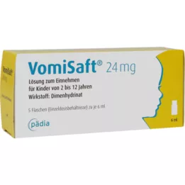 VOMISAFT 24 mg geriamasis tirpalas, 5X6 ml