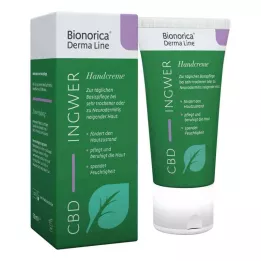 BIONORICA Derma Line Ginger-CBD Rankų kremas, 50 ml