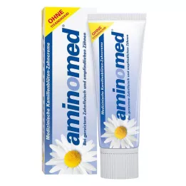 AMINOMED Ramunėlių žiedų dantų pasta be titano dioksido, 75 ml