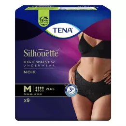 TENA SILHOUETTE plius M noir, 9 vnt