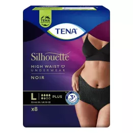 TENA SILHOUETTE plius L noir, 8 vnt