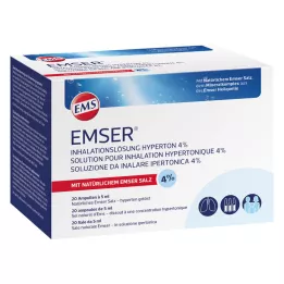 EMSER Hipertoninis inhaliacinis tirpalas 4 %, 20X5 ml