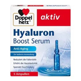DOPPELHERZ Hyaluron Boost serumo ampulės, 5 vnt