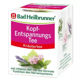BAD HEILBRUNNER Galvos atsipalaidavimo arbatos filtravimo maišelis, 8 vnt