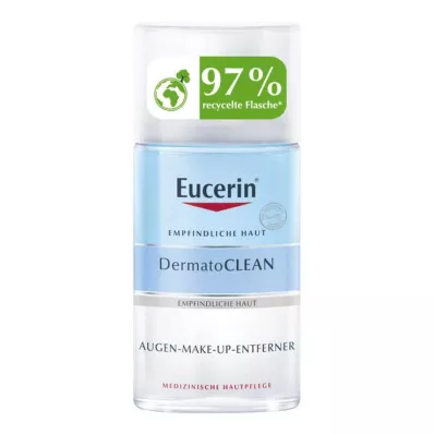 EUCERIN DermatoCLEAN akių makiažo valiklis, 125 ml