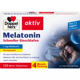 DOPPELHERZ Melatonino tabletės, 120 kapsulių