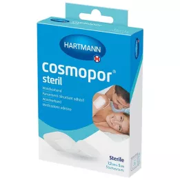 COSMOPOR Sterilus žaizdų tvarstis 5x7,2 cm OTC, 5 vnt