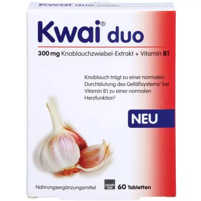 KWAI duo tabletės, 60 vnt