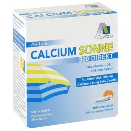 CALCIUM SONNE 500 tiesioginių porcijų lazdelių, 30 vnt