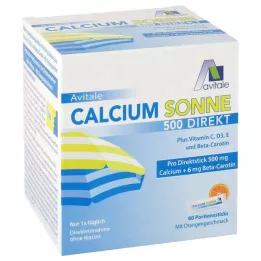 CALCIUM SONNE 500 tiesioginių porcijų lazdelių, 60 vnt