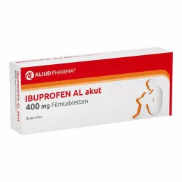 IBUPROFEN AL ūminės 400 mg plėvele dengtos tabletės, 50 vnt