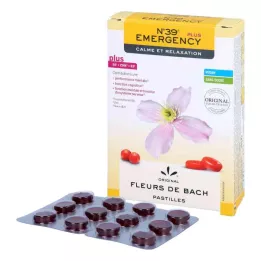 BACHBLÜTEN Nr. 39 Emergency plus pastilės, 48 g