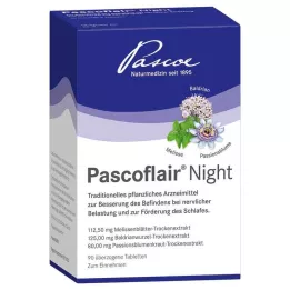 PASCOFLAIR Naktinės dengtos tabletės, 90 vnt