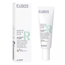 EUBOS KÜHL &amp; KLAR Nuo raudonio CC Kremas LSF 50, 30 ml