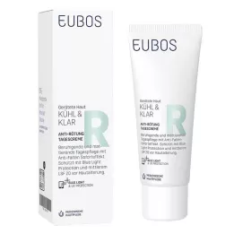 EUBOS KÜHL &amp; KLAR Dieninis kremas nuo raudonio LSF 20, 40 ml