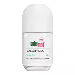SEBAMED Balzamas bekvapis roll-on dezodorantas, 50 ml