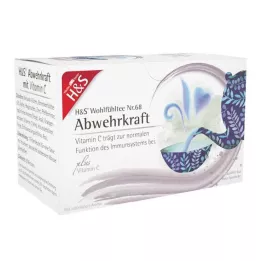 H&amp;S Gynyba su vitamino C filtravimo maišeliu, 20X1,8 g