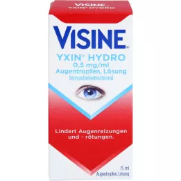 VISINE Yxin Hydro 0,5 mg/ml akių lašai, 15 ml