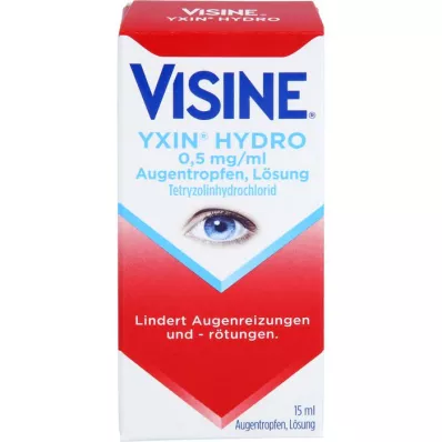 VISINE Yxin Hydro 0,5 mg/ml akių lašai, 15 ml