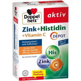 DOPPELHERZ Cinko+Histidino Depot tabletės aktyvios, 100 vnt