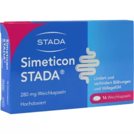 SIMETICON STADA 280 mg minkštos kapsulės, 16 vnt