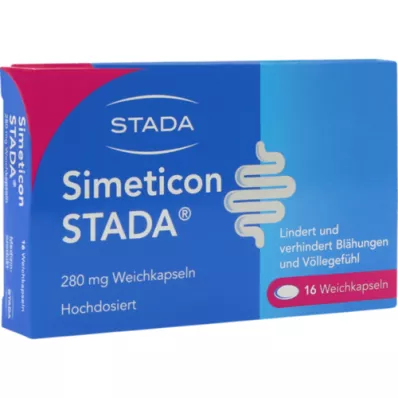 SIMETICON STADA 280 mg minkštos kapsulės, 16 vnt