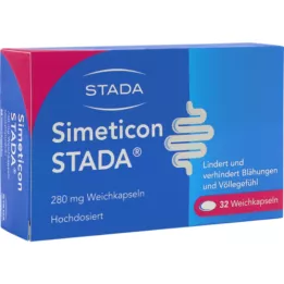 SIMETICON STADA 280 mg minkštos kapsulės, 32 vnt