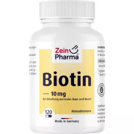 BIOTIN 10 mg didelės dozės kapsulės, 120 vnt