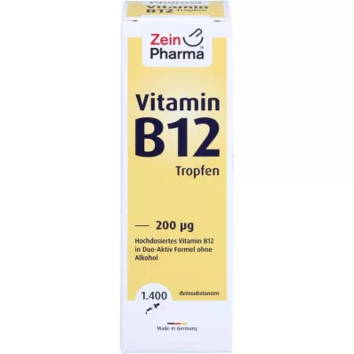 VITAMIN B12 200 μg geriamieji lašai, 50 ml