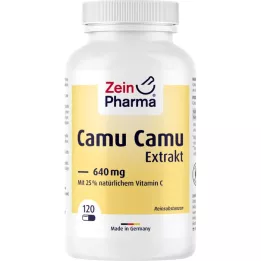 CAMU CAMU EXTRAKT Kapsulės 640 mg, 120 vnt