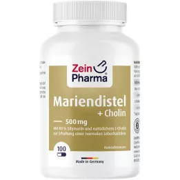 MARIENDISTEL+CHOLIN Kapsulės 80% silimarino, 100 vnt