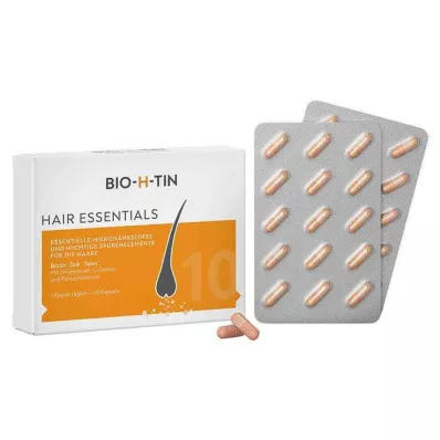 BIO-H-TIN Hair Essentials mikroelementų kapsulės, 30 kapsulių