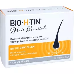 BIO-H-TIN Hair Essentials mikroelementų kapsulės, 90 kapsulių