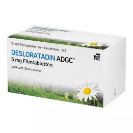DESLORATADIN-ADGC 5 mg plėvele dengtos tabletės, 100 vnt