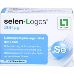 SELEN-LOGES 200 µg plėvele dengtos tabletės, 120 vnt