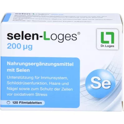 SELEN-LOGES 200 µg plėvele dengtos tabletės, 120 vnt