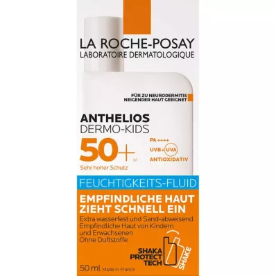 ROCHE-POSAY Anthelios Dermo Kids drėkinamasis fluidas SPF50+, 50 ml