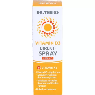 DR.THEISS Vitamino D3 tiesioginis purškalas, 20 ml