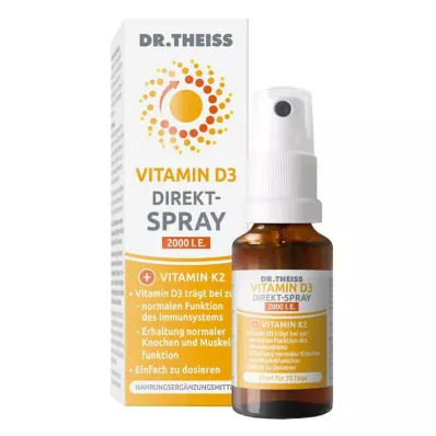Dr.Theiss Vitamin D3 tiesioginis purškiklis, 20 ml