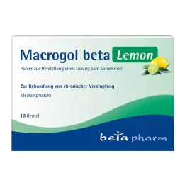 Macrogol beta citrinų milteliai, 10 vnt