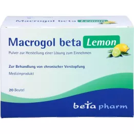 MACROGOL beta Lemon Plv.z.Her.e.Lsg.z.Oral, 20 vnt