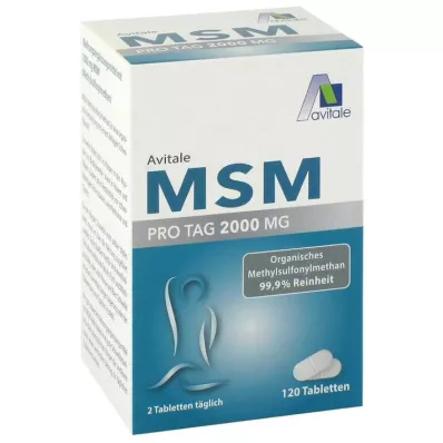 MSM 2000 mg tabletės, 120 vnt MSM 2000 mg tabletės, 120 vnt