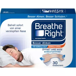 BESSER Atmen Breathe Right nosies pleistrai, 30 vnt