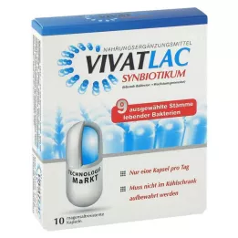 VIVATLAC SYNBIOTIKUM kapsulės su enteriniu apvalkalu, 10 vnt