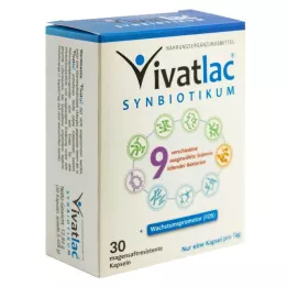 VIVATLAC SYNBIOTIKUM kapsulės su enteriniu apvalkalu, 30 vnt