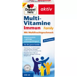 DOPPELHERZ Multi-Vitamins Immune Family skystis, 250 ml